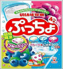 UHA MIkakuto/ Sugar Pouches, 4 kinds assorted x 6 pcs.