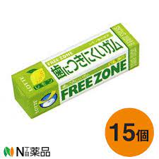 Lotte Free Zone Gum Lemon x 15 pcs