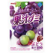 Meiji Fruit Juice Gummy Grape 51g x10 pieces